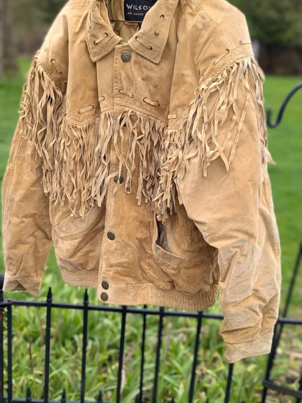 Vintage 1980's Wilsons leather/suede jacket - Picture 11 of 11